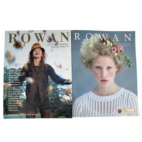 Rowan Knitting‎ & Crochet Magazine Grandmacore Fiber Arts Magazine 40 and 49 - Picture 1 of 13